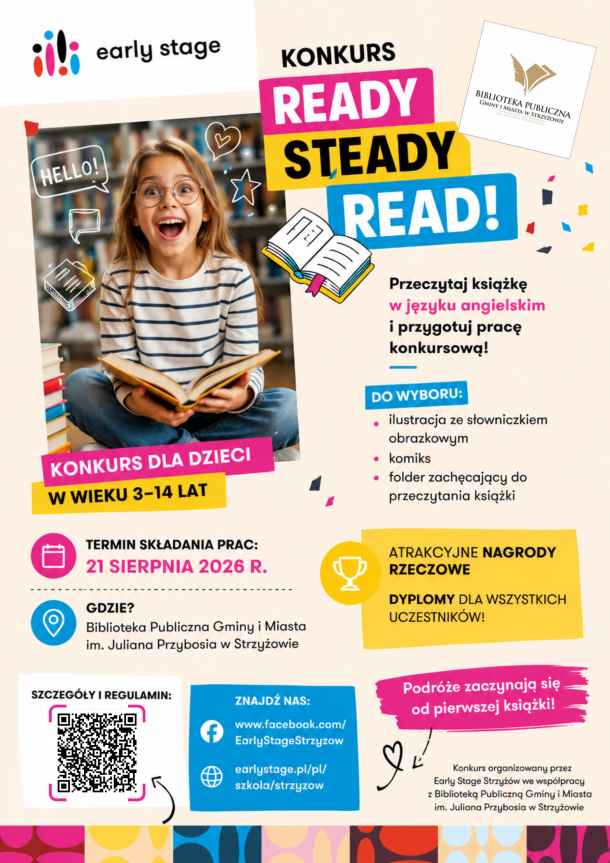 konkurs czytelniczy ready stedy read strzyżów