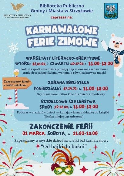 




Ferie w bibliotece to cykliczne zajęcia organizowane przez Bibliotekę Publiczną Gminy i Miasta…