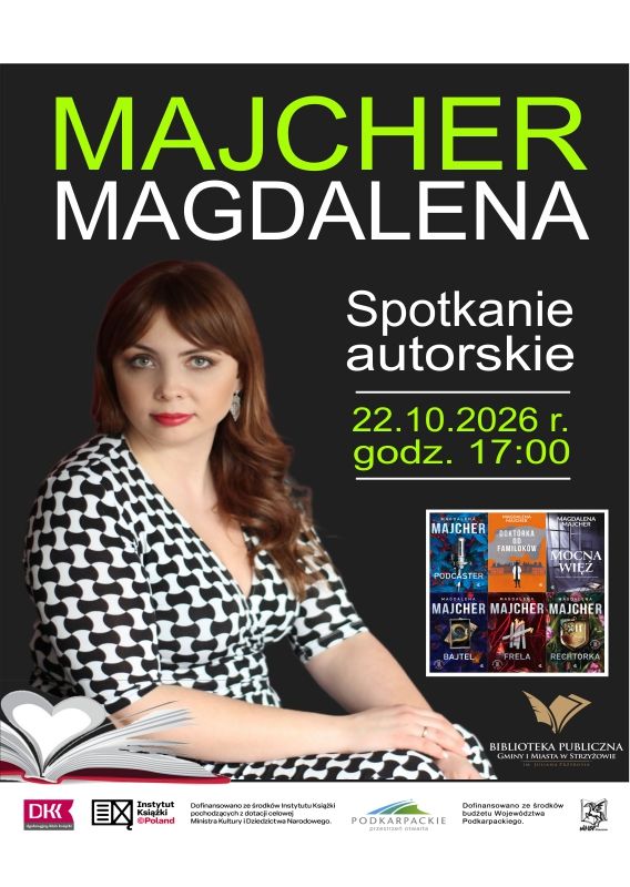 Wieczorek autorski z Magdaleną Majcher